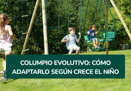 Columpio evolutivo: cómo adaptarlo según crece el niño