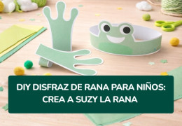DIY disfraz de rana para niños: crea a Suzy la rana