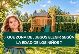 Qué área de juegos elegir según la edad y el jardín