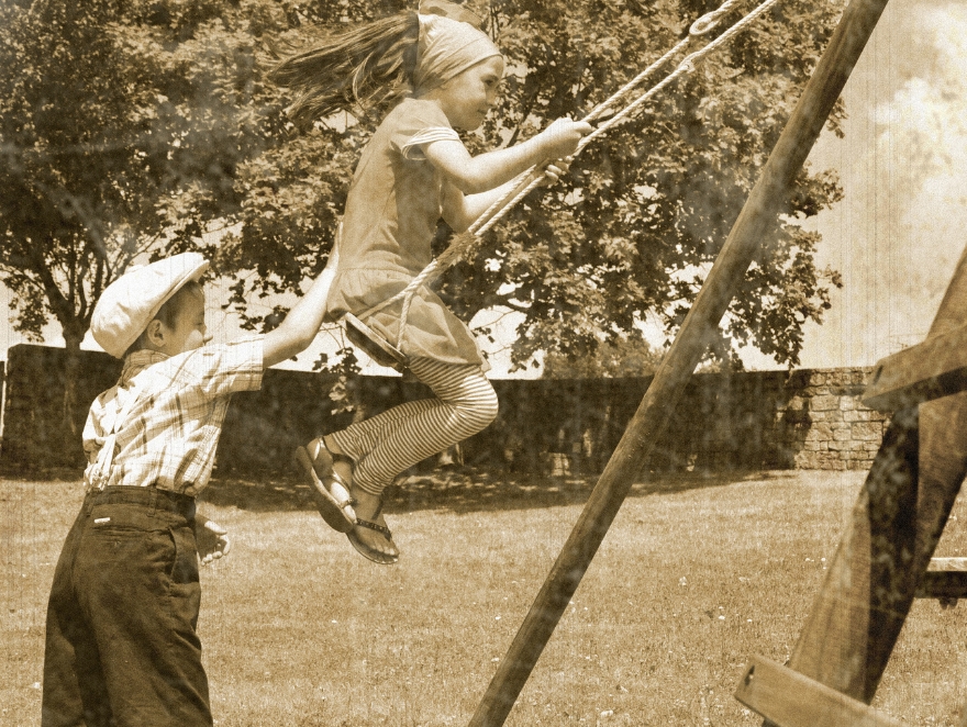 Première balançoire Soulet 1946