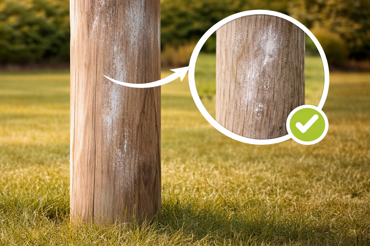 Moisissures blanches bois livraison