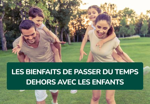 Les bienfaits de passer du temps dehors avec les enfants