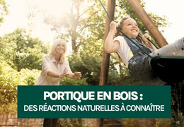 Portique en bois : des réactions naturelles à connaître