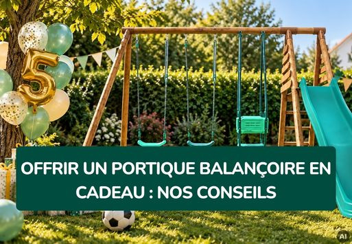 Offrir un portique balançoire en cadeau : nos conseils