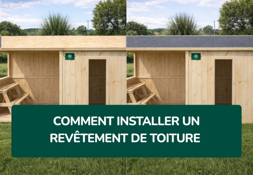 Comment installer un revêtement de toiture sur une cabane en bois