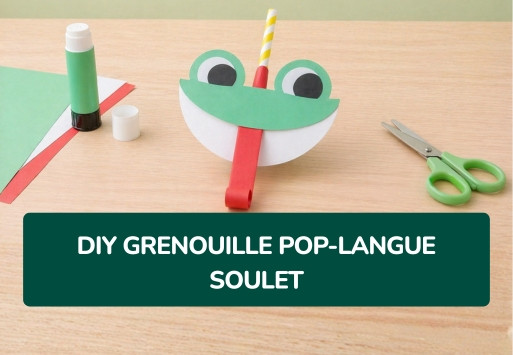 DIY grenouille pop-langue Soulet : fabriquer une langue de belle-mère amusante pour fête et animation